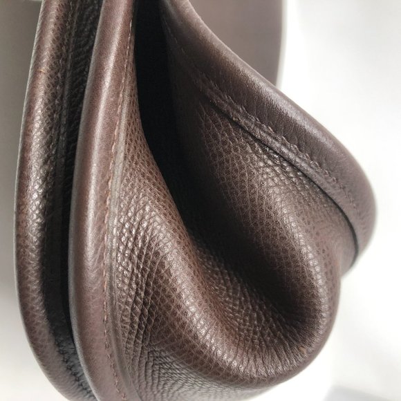 HERMES Evelyne Dark Brown Crossbody - Picture 10 of 13